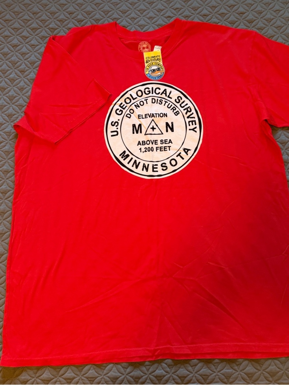 Minnesota Geological Survey Graphic Tee - Red
